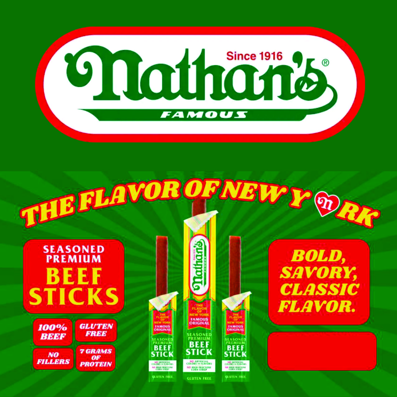 Nathan’s Famous Beef Sticks